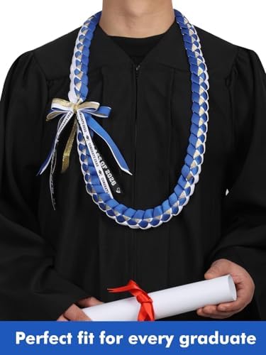 TFTAFAN Graduation Ribbon Lei Graduation Leis Necklace Class of 2026 Graduation Necklace Braided Necklace Graduation Gift Party Accessories for Women and Men - Image 5