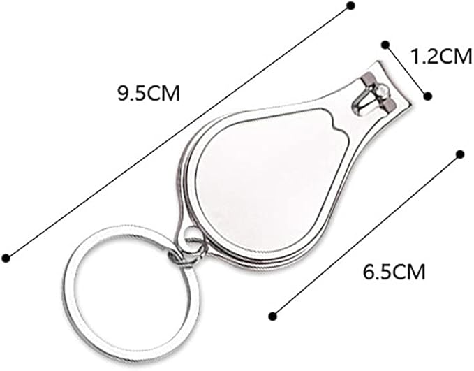 100pcs Personalized Custom Nail Clipper Bottle Opener Keychain Engraved Any Text/Logo Wedding Favors, Brewery, Bar, Anniversaries, Party, Restaurant, Manicure, Guests, Travel