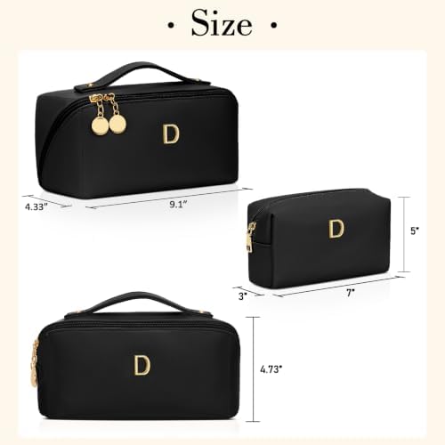 Initial Makeup Bag Personalized Gift for Women Teen Girls - Image 5