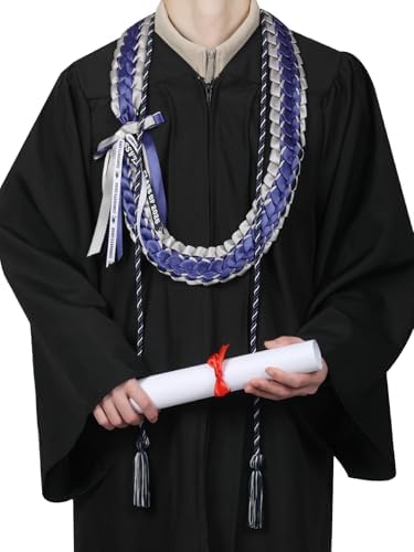 TFTAFAN Graduation Leis and Graduation Honor Cords Class of 2026 Graduation Ribbon Lei Graduation Necklace Braided Necklaces gift for Student Gifts Party Supplies - Image 3