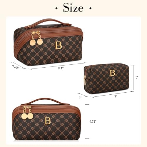Initial Makeup Bag Personalized Gift for Women Teen Girls - Image 5