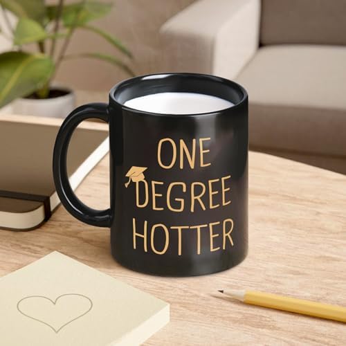 Petalsun Graduation Gift for Her, Him - 11oz Ceramic One Degree Hotter Mug - Image 2