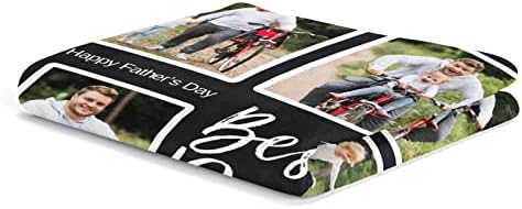 inkArts Custom Photo Blanket, Personalized Gift for Dad from Daughter or Son - Image 6