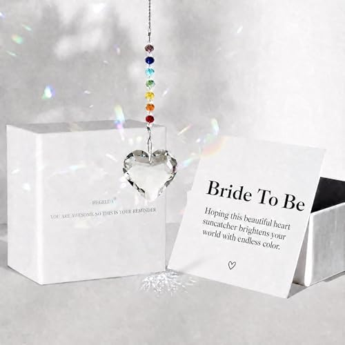 Hegelda Engagement Gifts for Couples Women Crystal Suncatcher Ornaments by HEGELDA