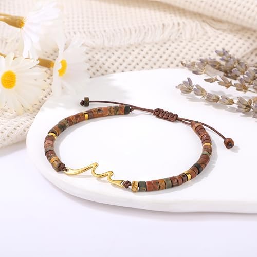 JoycuFF Wave Bracelets for Women Christmas Mothers Day Birthday Gifts for Best Friend Sister Daughter Bestie Mom Grandma Women Her - Image 3