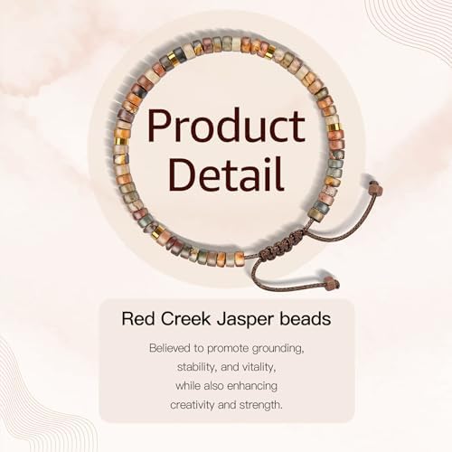 AGOT Thank You Gifts for Women: Teacher Appreciation Office Gifts for Coworkers Employee Boss Lady Manager Colleague Natural Stone Bracelet - Image 3