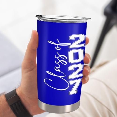 Class of 2027 Senior Night Gifts for Men Women 20oz Seniors Year Tumbler - Image 2