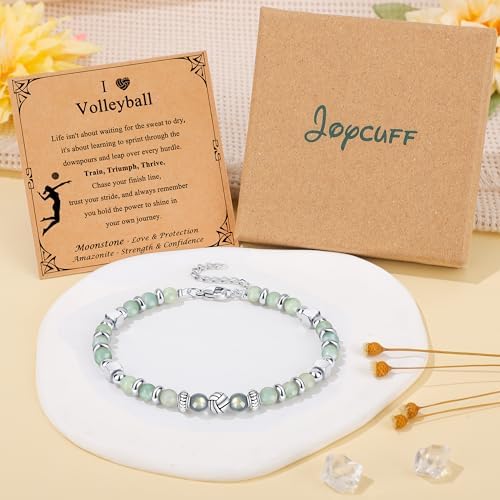 Gifts for Women Moonstone Bracelet, Amazonite Imperial Jasper Bracelets - Image 6
