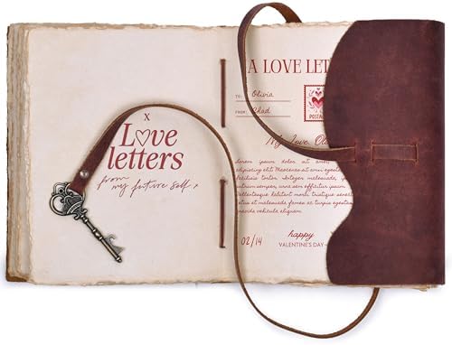 LEATHER VILLAGE Medieval Journal Key Lock, Mahogany Brown 13x8. - Image 3