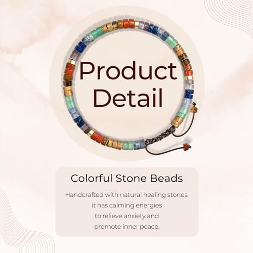 AGOT Thank You Gifts for Women: Teacher Appreciation Office Gifts for Coworkers Employee Boss Lady Manager Colleague Natural Stone Bracelet - Image 3