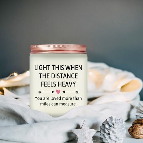 Long Distance Relationship Gifts for Him, Her, Valentines Day Candle - Image 4