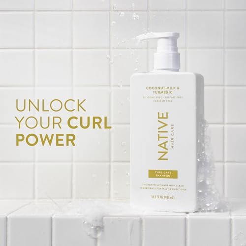 Native Coconut & Turmeric Shampoo and Conditioner Contain Naturally Derived Ingredients | All Hair Types, Color & Treated, Fine to Dry Damaged, Sulfate & Dye Free, 8.25 Fl Oz (Pack of 12) - Image 2