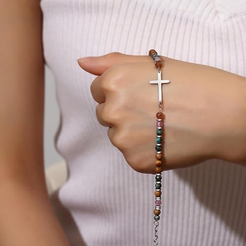 LINGYUAN Graduation Bracelet for Her 2026, Beaded Jewelry Gift with Inspirational Message Card, Adjustable Keepsake for High School or College Graduate - Image 5