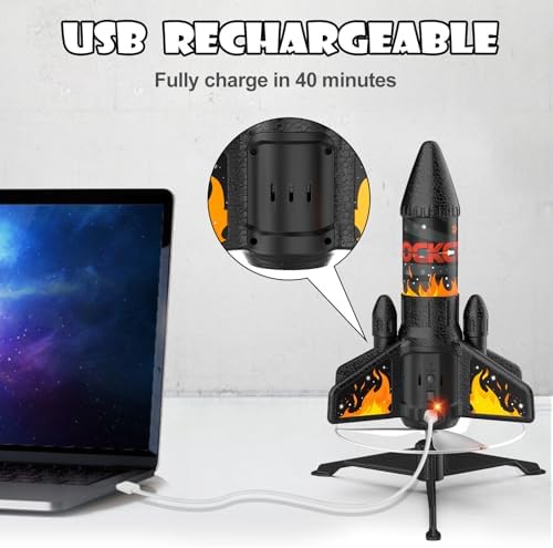 Rocket Launcher for Kids, 200 ft Self Launching Motorized Rocket Toy - Image 6