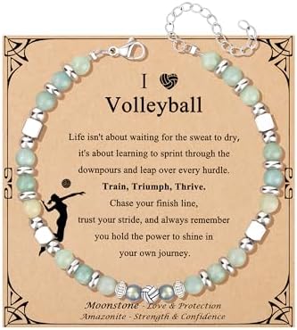 Gifts for Women Moonstone Bracelet, Amazonite Imperial Jasper Bracelets by Joycuff