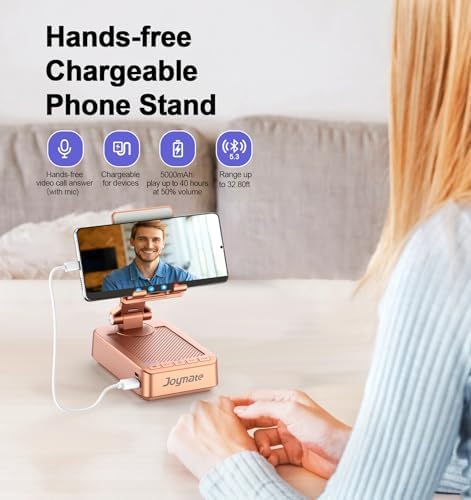 Gifts for Women Girls, Bluetooth Speaker Phone Stand with Charging Function - Image 2