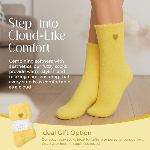 Coral Fleece Cloud Fuzzy Socks for Women Ultra-Soft Gifts for Women - Image 4