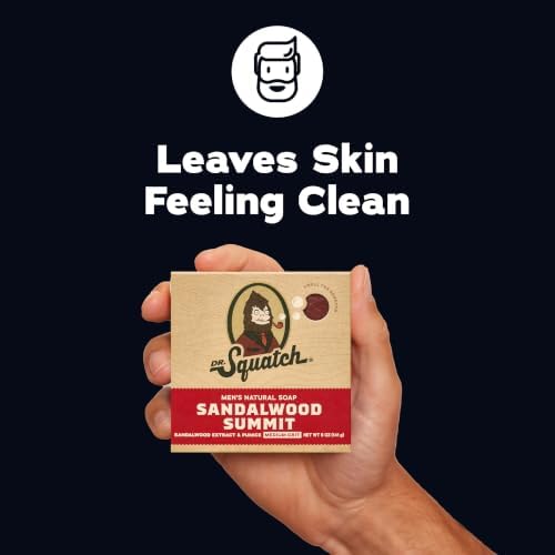 Dr. Squatch Natural Men’s Bar Soap, Body Soap Bar (5oz, 3-Pack) - Image 2
