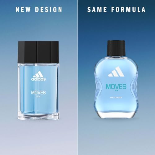 adidas Moves for Him Giftset including Eau de Toilette (50ml, 1.6fl oz.) and Body Fragrance (75ml, 2.5fl oz), Notes of Green Apple, Cedarwood, Musk, Men's Fragrance, Long Lasting, Sporty Fragrance - Image 6