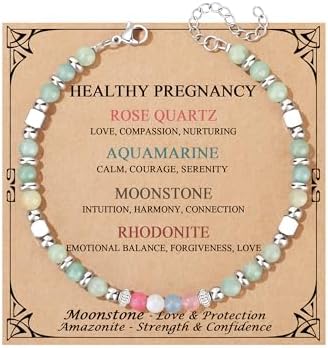 Gifts for Women Moonstone Bracelet, Amazonite Imperial Jasper Bracelets by Joycuff
