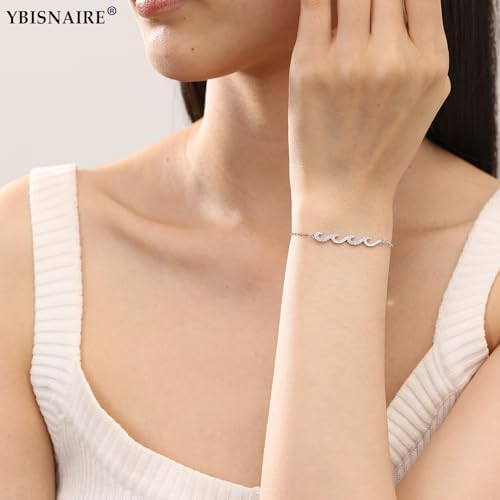 Gifts for Women, Cool Waves Bracelet Christmas Birthday Gift for Happy Birthday 21st, 30th, 40th, 50th, 60th Birthday Gift Ideas for Women Ladies Bestie Friend Sister Mom Daughter Wife Grandma - Image 7