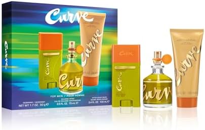 Curve for Men 3-Piece Fragrance Gift Set, 2.5 fl oz by Curve