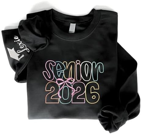 Chillever - Custom Embroidered Senior Sweatshirt, Custom Class of 2026 Graduation Shirt, Grad to be, Graduation Gifts by Unknown