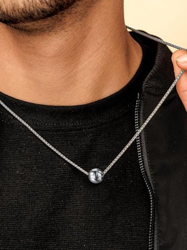 FaithHeart Sports Necklace for Men Women, Stainless Steel Gold Plated 3D Football/Soccer/Basketball/Volleyball Pendant Jewelry with Delicate Gift Packaging - Image 3