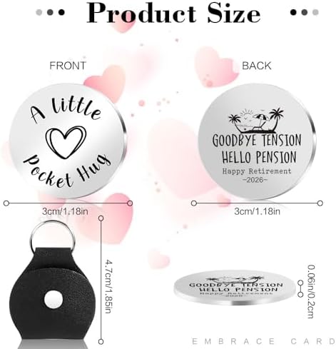 STARKET Easter Basket Stuffers For Teen Graduation Gifts For Women Men Pocket Hug Token 2026 Motivation Birthday Retirement - Image 3