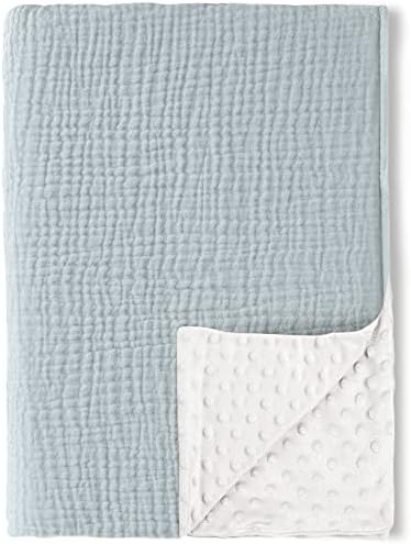 Konssy Soft Muslin Baby Blanket for Unisex Boys & Girls, 30 x 40 Inch by Konssy