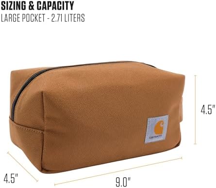 Carhartt Classic Zippered Travel Kit Carhartt Brown - Image 4