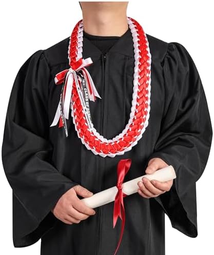 TFTAFAN Graduation Leis and Graduation Honor Cords Class of 2026 Graduation Ribbon Lei Graduation Necklace Braided Necklaces gift for Student Gifts Party Supplies - Image 5