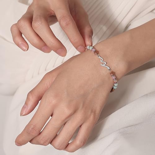 AryaHozel Wave Bracelets for Women, Birthday Gifts for Women, Jewelry Gift for Her Best Friend Sister Mom Daughter - Christmas Valentines Day Easter Graduation Birthday Gifts Ideas - Image 4