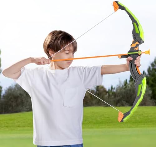 JOYIN Kids Bow and Arrow Set with LED Flash Lights, Outdoor Archery Set Toy Gift for Boys and Girls Ages 6-12 with Suction Cup Arrows, Target & Arrow Case, Great Birthday Gift for Kids/Children - Image 3
