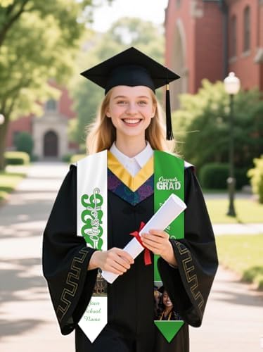 Personalized Graduation Stole Sash Custom Class of 2026 Congratulation Graduation Gifts with Photo - Image 5