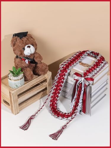 TFTAFAN Graduation Leis and Graduation Honor Cords Class of 2026 Graduation Ribbon Lei Graduation Necklace Braided Necklaces gift for Student Gifts Party Supplies - Image 4