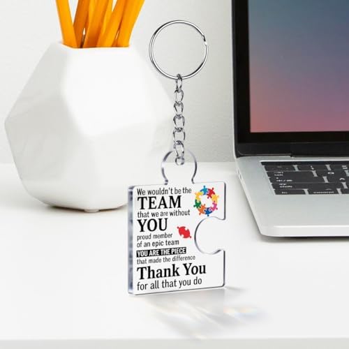 Team Appreciation Gifts Bulk for Coworkers Employee Staff Keychains - Image 3