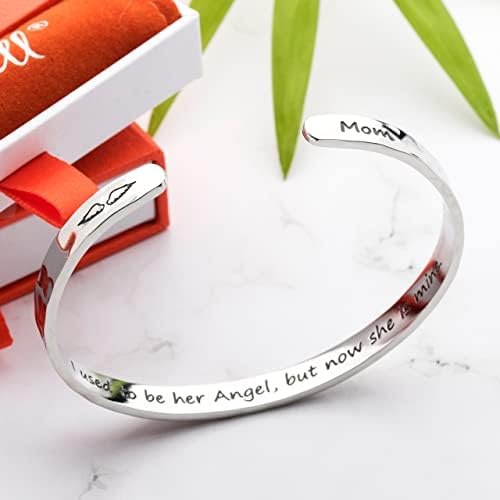 Carviell Bracelets for Women – 100+ Meaningful Engraved Messages – Solid 316L Surgical Stainless Steel Cuff Bracelet – Gift Ready - Image 3