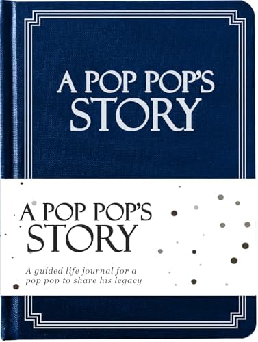Pop Pop's Life Story Journal (Hardcover): A Meaningful Keepsake for Pop Pop to Share His Journey and Memories, Book with 250+ Prompt Questions, Sentimental Gifts for Father's Day, Birthday & Christmas by CocoLan