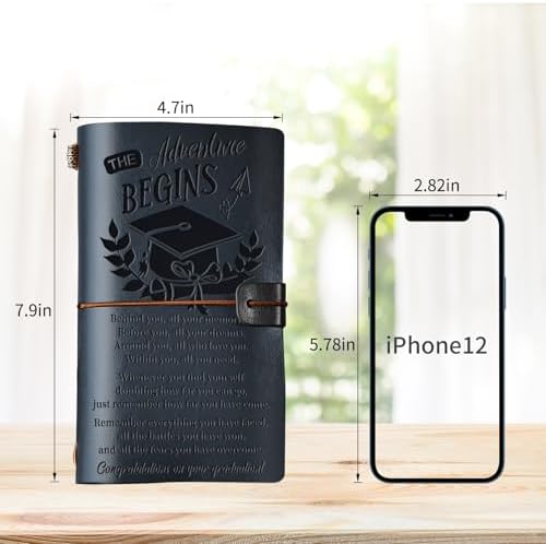 PRSTENLY Graduation Gifts Leather Journal, Graduation Gifts for Hers Him - Image 4