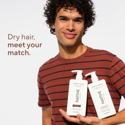 Native Coconut & Vanilla Shampoo and Conditioner Contain Naturally Derived Ingredients | All Hair Types, Color & Treated, Fine to Dry Damaged, Sulfate & Dye Free - 2-Pack - Image 6