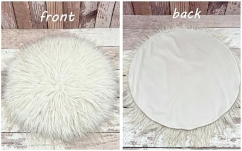 Newborn Photography Blanket Props Baby Photoshoots Layer Photo Posing Rug (White) - Image 4