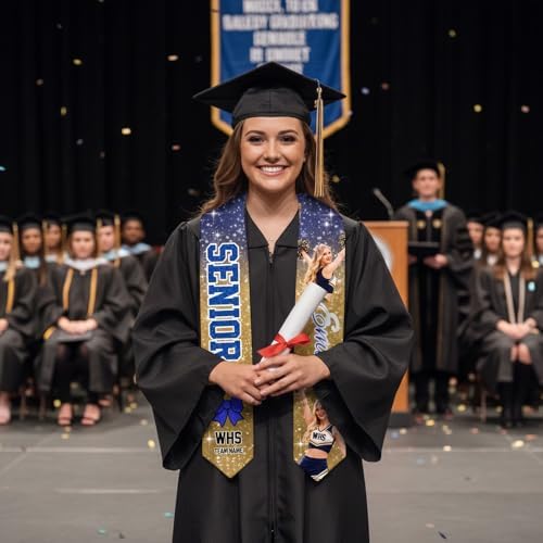 Nani Personalized Class of 2026 Graduation Sash, Custom Graduate & Soccer Stole, Gift for Him, Her, Senior Graduation - Image 4