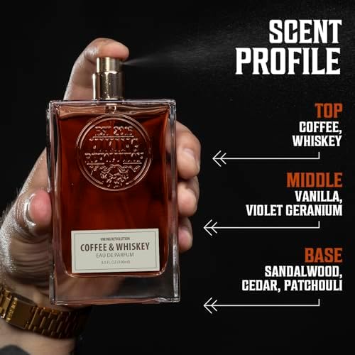 Viking Revolution Mens Cologne - Coffee & Whiskey Eau de Parfum -3.5 fl oz - Image 7