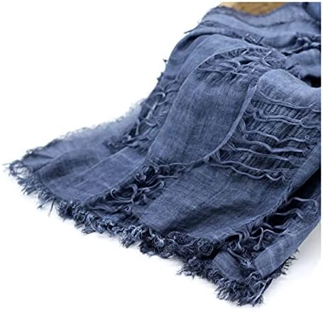 Honra Orraphtstu Newborn Photography Props Baby Photo Posing Wraps Girls Boys Photoshoots Blanket Vintage Fringed Texture Layers (Blue) by Unknown
