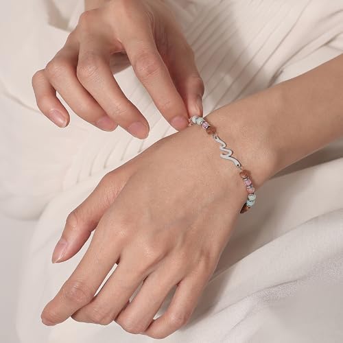 AryaHozel Wave Bracelets for Women, Birthday Gifts for Women, Jewelry Gift for Her Best Friend Sister Mom Daughter - Christmas Valentines Day Easter Graduation Birthday Gifts Ideas - Image 5