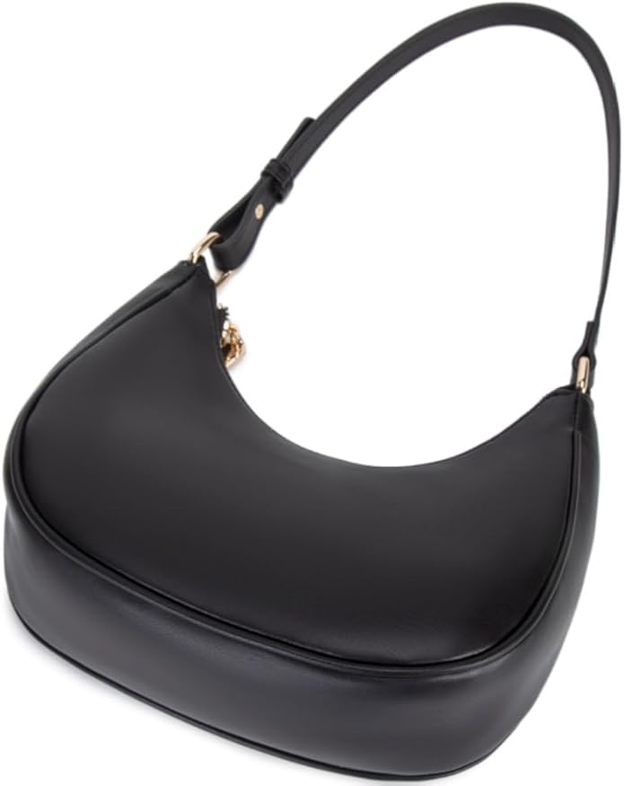 Shoulder Bags for Women, Cute Hobo Tote Handbag Mini Clutch Purse with Zipper Closure