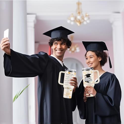 2026 Graduation Gifts for Her, Him - Class of 2026 Tumbler 40oz - Congrats Grad Gift for Class of 2026 - Masters Degree, PHD, High School Senior, College Graduation Gifts for Graduate Students - Image 6