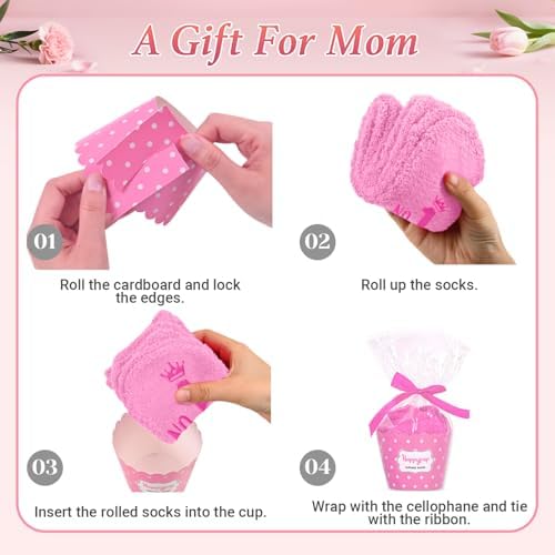 Mothers Day Gift for Mom - Scented Candle, Bracelet, Socks for Mom - Image 5