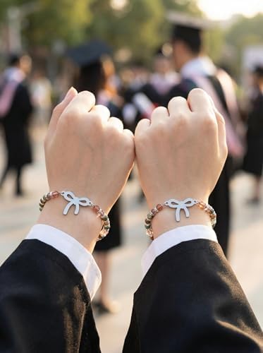 LINGYUAN Graduation Bracelet for Her 2026, Beaded Jewelry Gift with Inspirational Message Card, Adjustable Keepsake for High School or College Graduate - Image 5